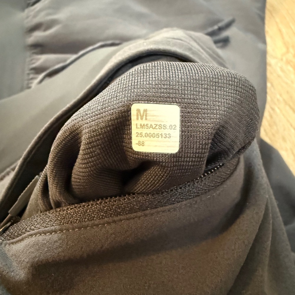 Lululemon Zeroed In Jogger Mens Medium Black Grey Tapered Pant LM5AZSS - Picture 8 of 8